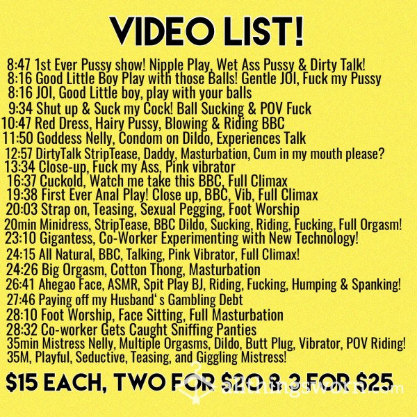 Video List