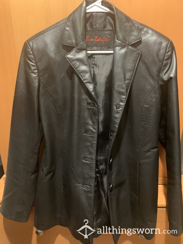 🖤Vintage Genuine Leather Jacket