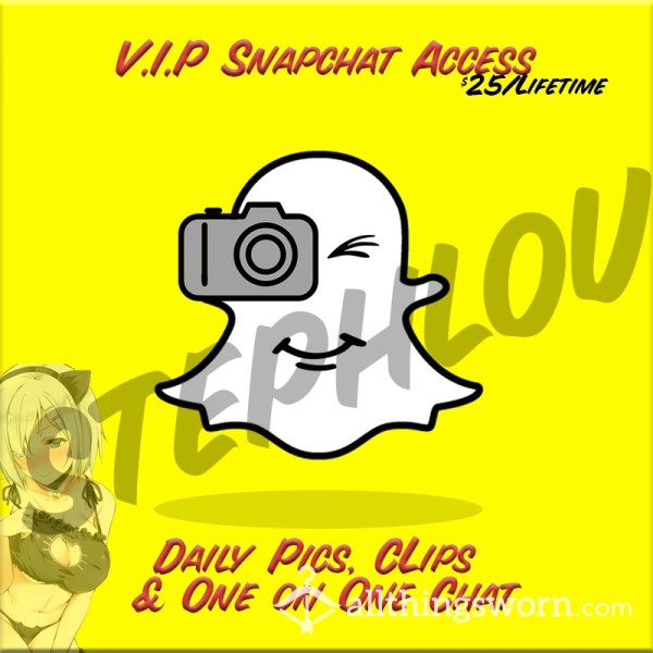 VIP Snapchat - Lifetime Access