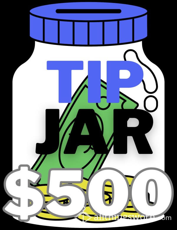 Virtual Tip Jar 500