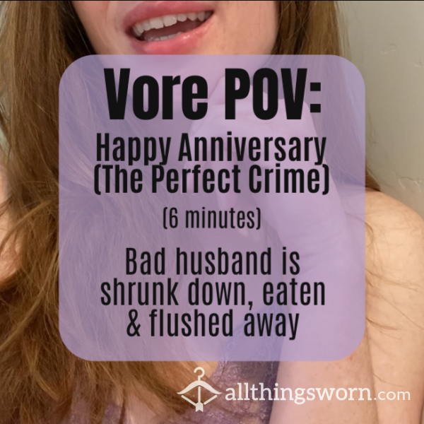Vore POV: Bad Husband Is Shrunk Down, Eaten & Flushed Away