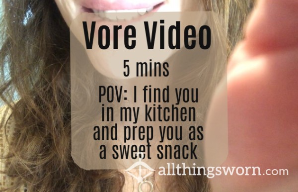Vore Macrophilia Video: Sweet Snack (5 Minutes)