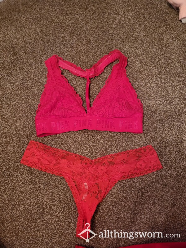 VS Bralette And Thong Set