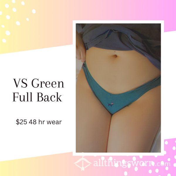 VS Green Full Back Panty