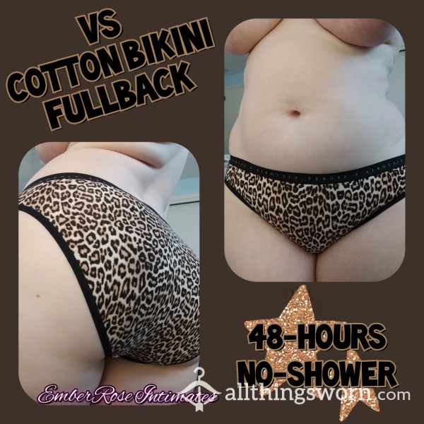 VS Leopard Print Cotton Bikini Fullback