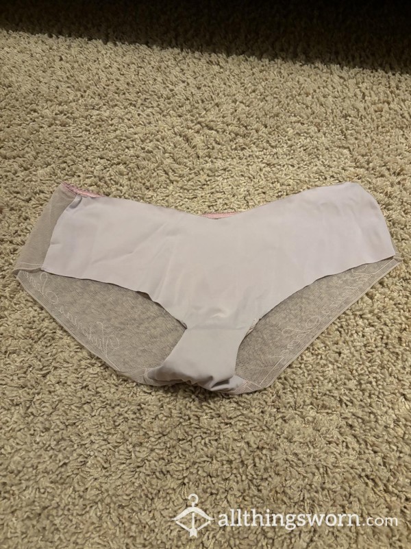 VS Pink Sheer Back Panties