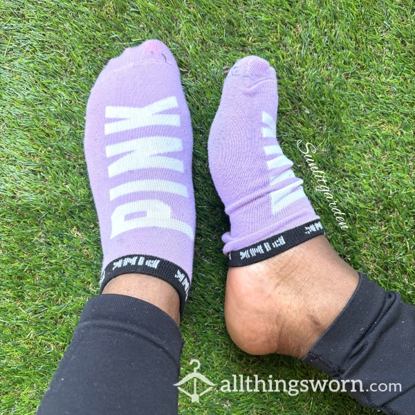 Vs PINK Socks ( Purple )