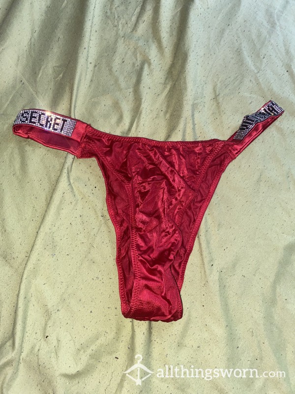 VS Red Panties Size M