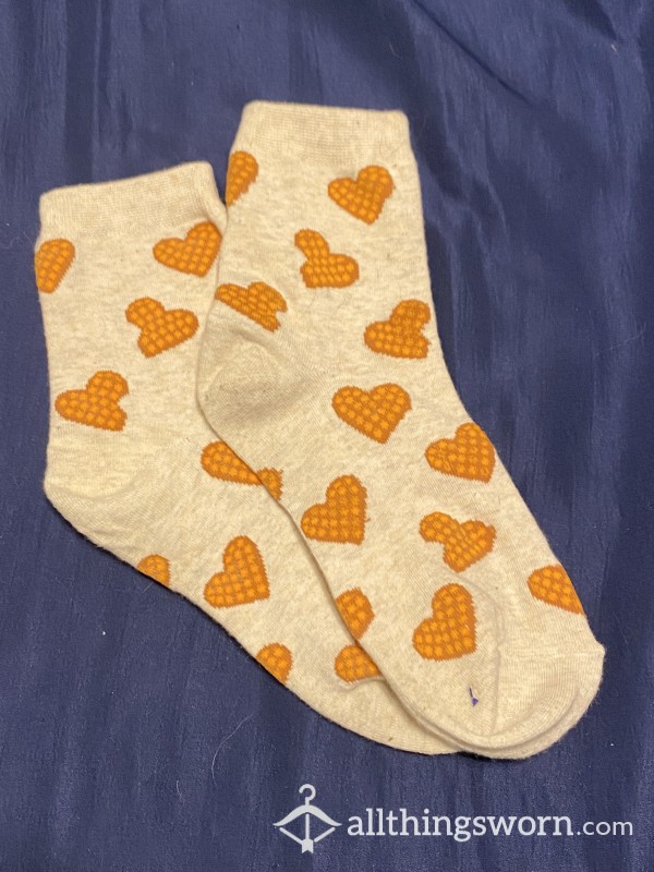 Waffle Heart Socks 🧇 (7 Day Wear)