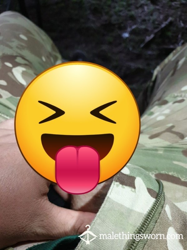 Wank And Cumming In Military Uniform.