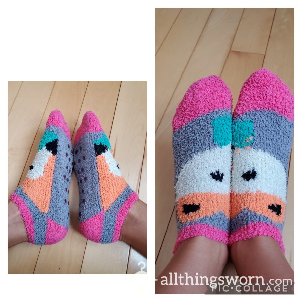 Warm Smelly Fuzzy Ankle Socks