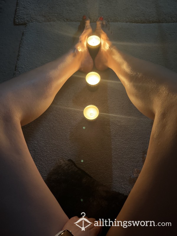 🦶Warship My Feet 🦶 In The Candle Light. 🕯️🕯️🕯️