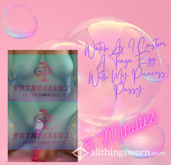 ❗️REDUCED❗️Watch As I Custom A Tenga Egg With My Princess Pussy👸