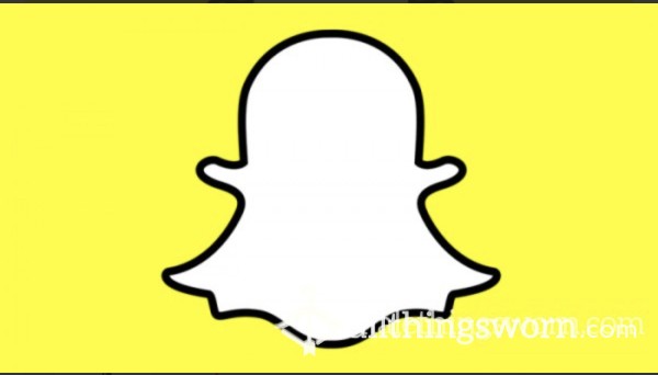 Watch Me Cum Live On Snapchat 😈