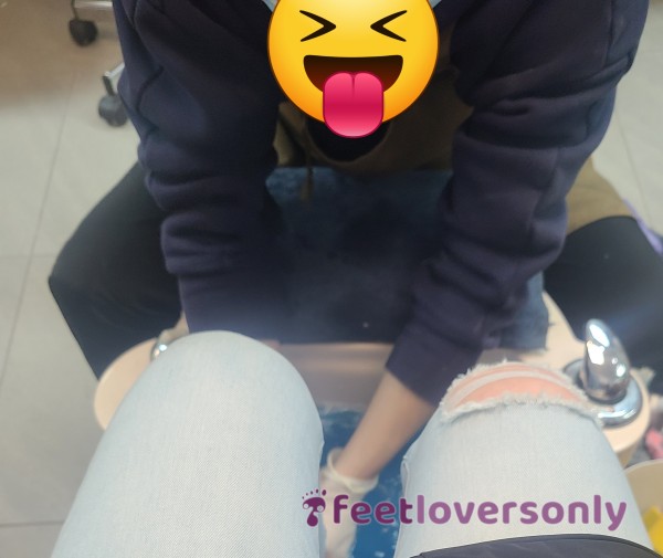 👣Watch My Pedicure Get Done Pics 👣
