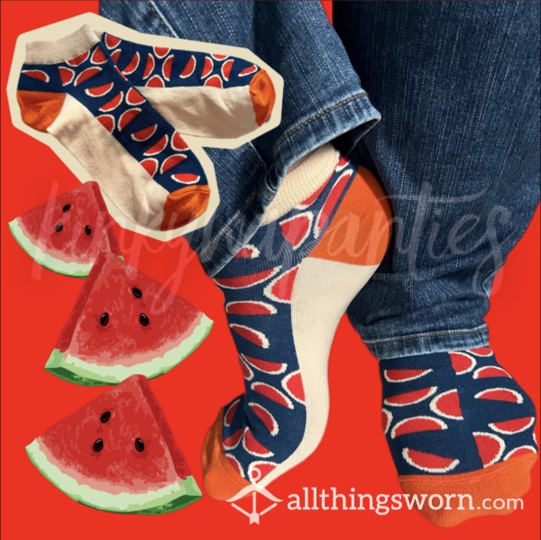 🍉 Watermelon Socks - Includes 2-day Wear & U.S. Shipping