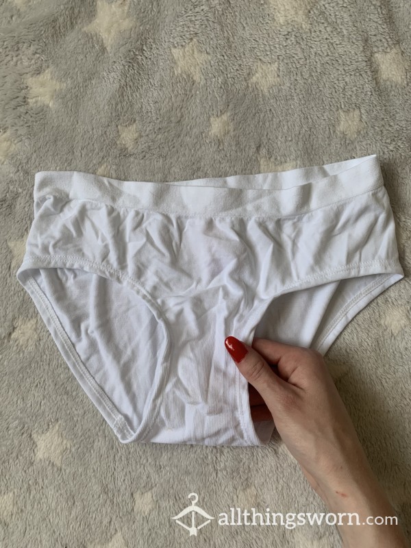 Wear To Order White Panties 🤍