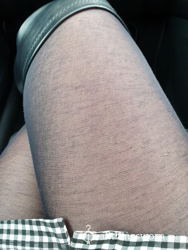 It Is A Tights And Leather Boot Kind Of Day Today! Xxxxx