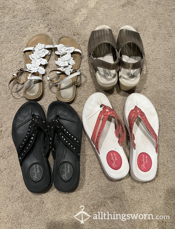 Wedge, Flip Flops, And Sandals!!