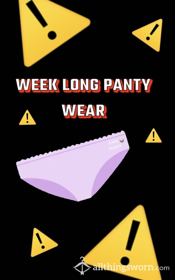 ⚠️ Weeks Panty Wear ⚠️