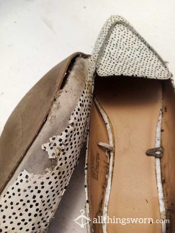 Well Loved And Worn Pointy Shoes