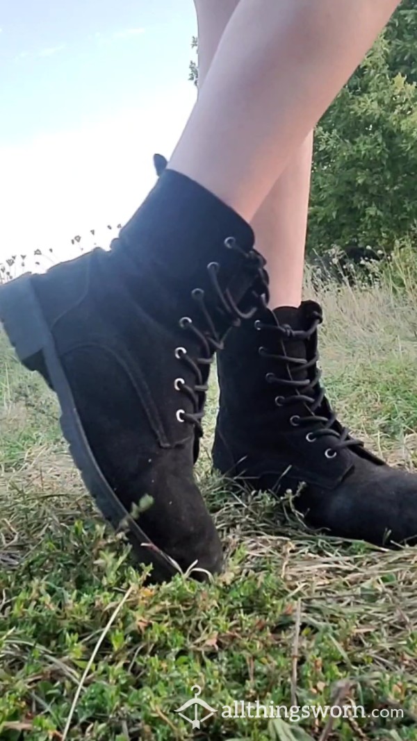 Well Loved Black Boots