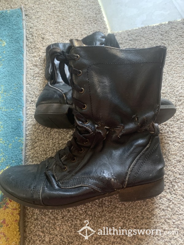 Well Loved Black Boots