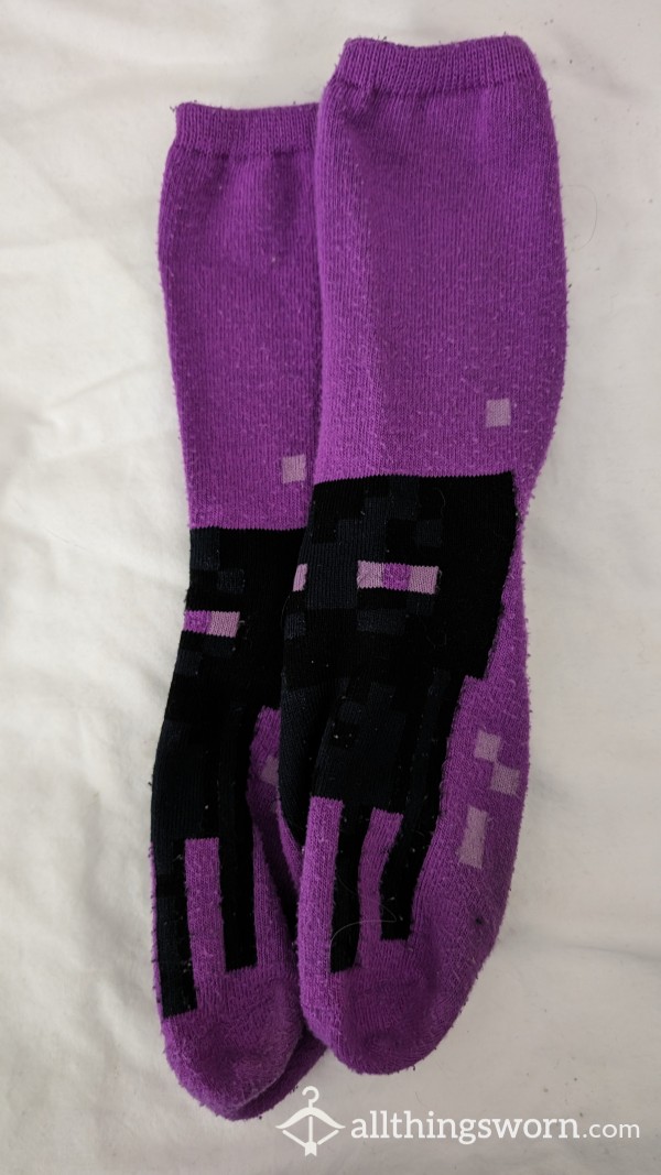 Well Loved Minecraft Enderman Socks