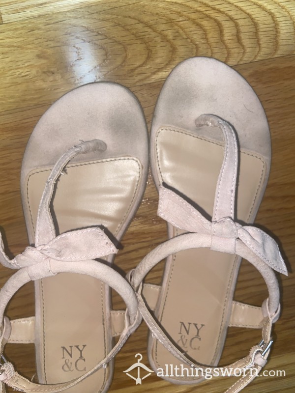 Well Loved New York & Co Pink Sandals