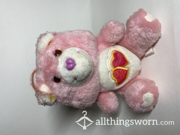 Well Loved Vintage Mini Love-a-Lot Bear Care Bear For Mommy’s Baby
