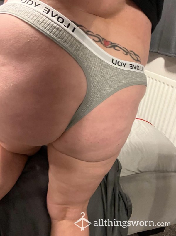 Well Scented Grey Thong