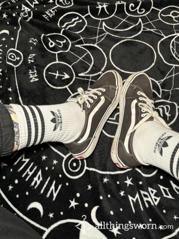 Well Used Sweaty Vans By A Goth Goddess UK 7