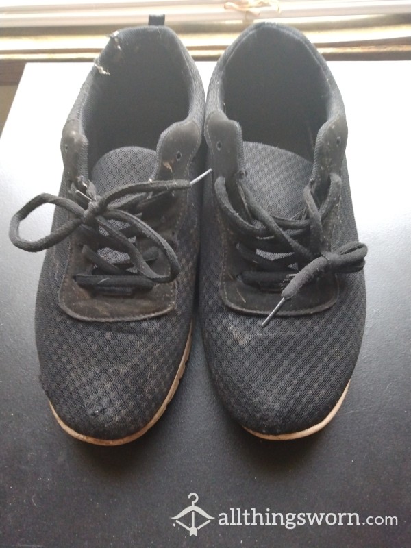 Well Used, Well Worn Workout Sneakers