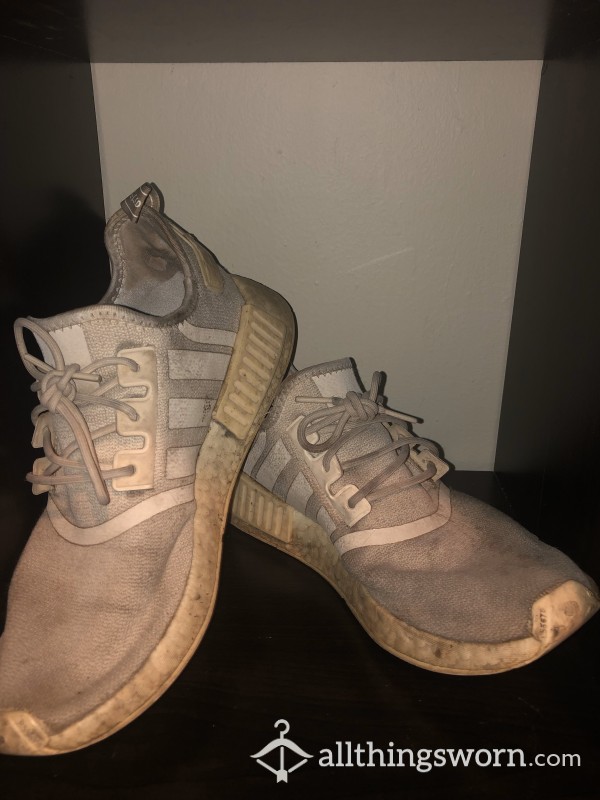 Well-worn Adidas Sneakers!