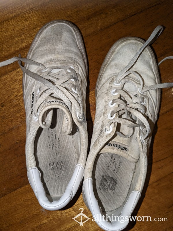 Well-worn Adidas Sneakers