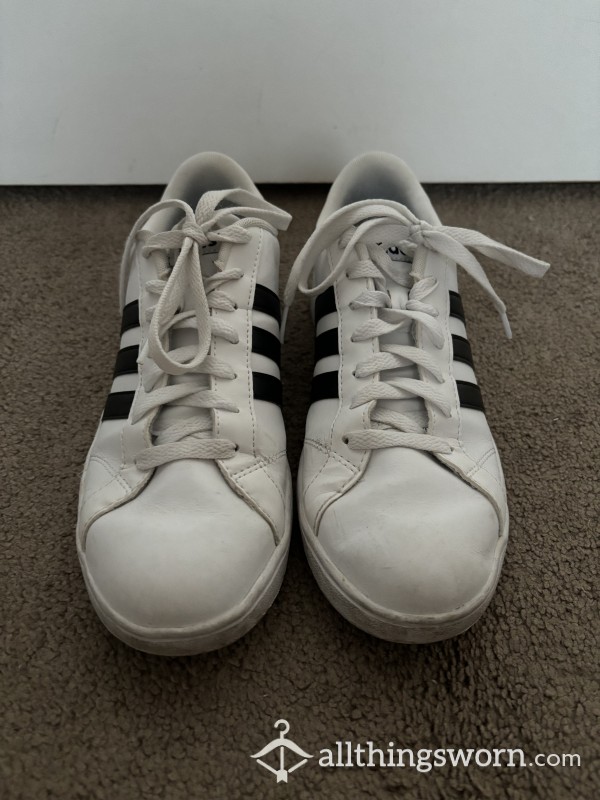 Well-Worn Adidas Sneakers