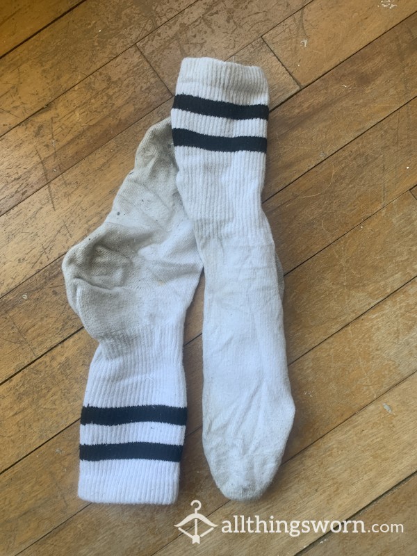 Well Worn - Black Striped Socks