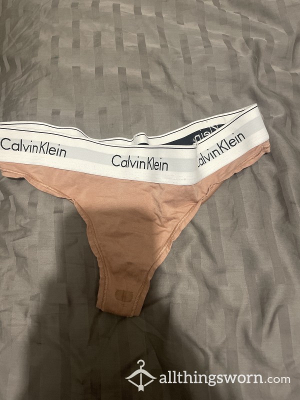 Well Worn Calvin Klein Thong