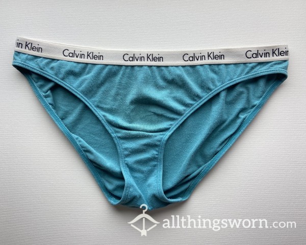Well Worn Calvin Klein Underwear / Brief In Green