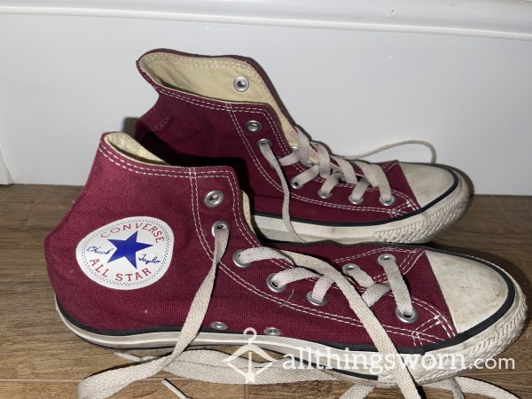 Well Worn Converse Trainers