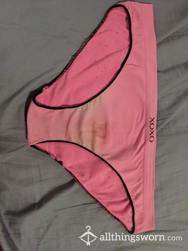 Well-worn Creamy Pink Panties
