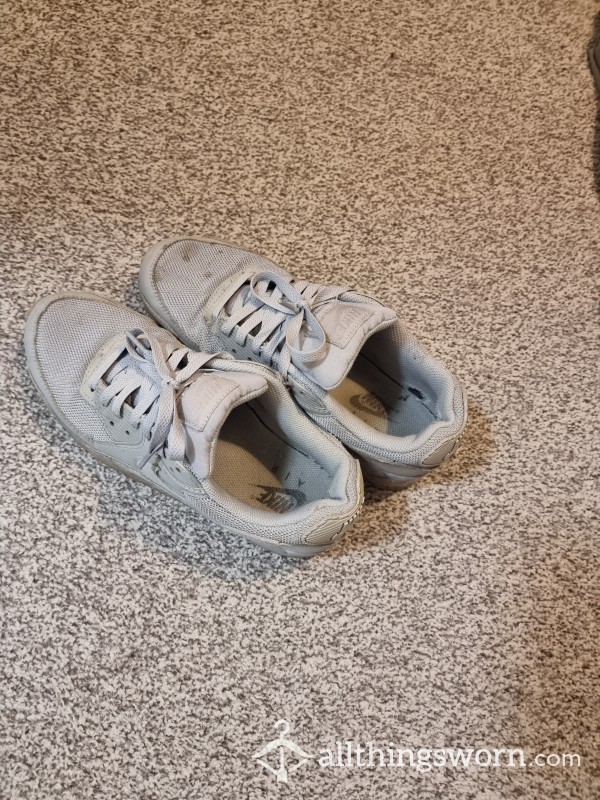 Well Worn Dirty Smelly Grey Nike Air Max 90 Size 8