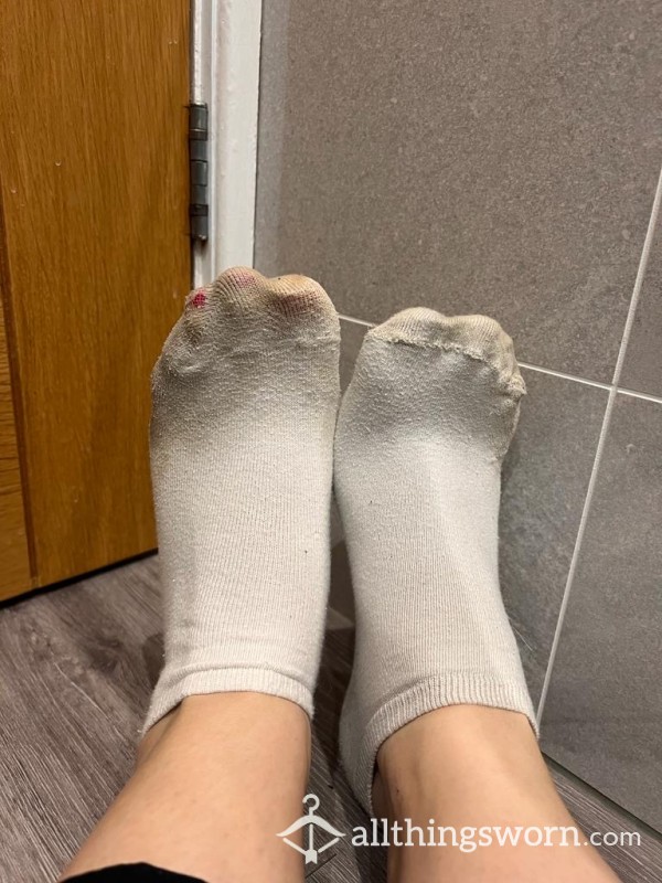 Well Worn Dirty Smelly Trainer Socks