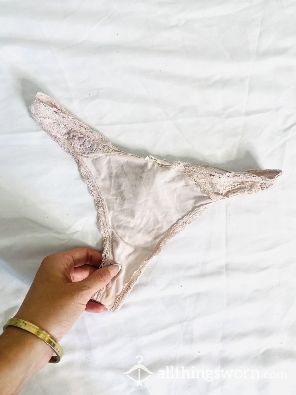Well Worn Nude Colored Thong