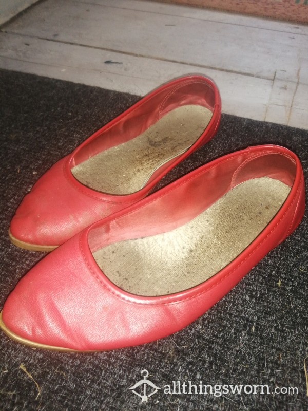 Well Worn Flat Shoes