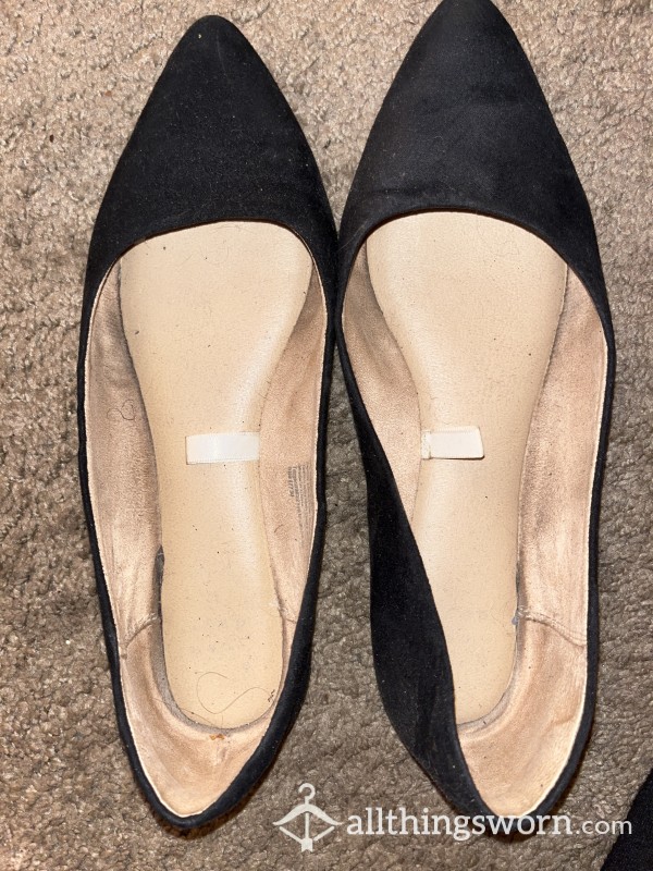 Well Worn Flats Used As Party Shoes
