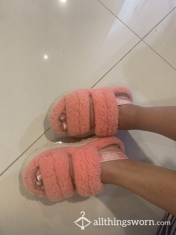 Well-worn Fluffy Slippers!