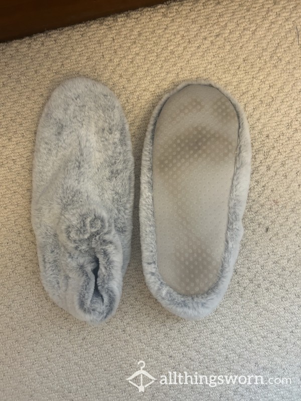 Well-worn Fluffy Slippers