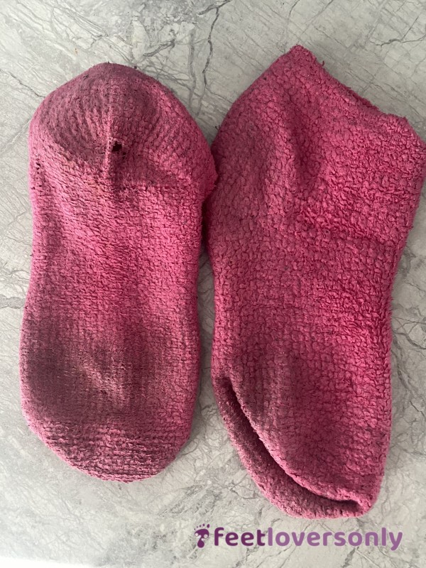 Well-worn Fuzzy Socks