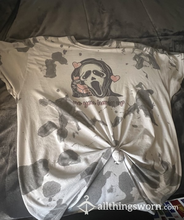 Well-worn Ghost Face T-shirt